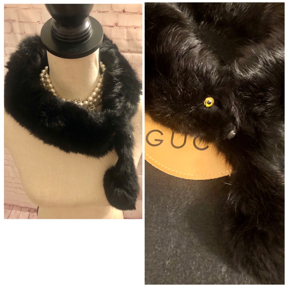 Fur Neck Wrap. - Picture 2 of 3